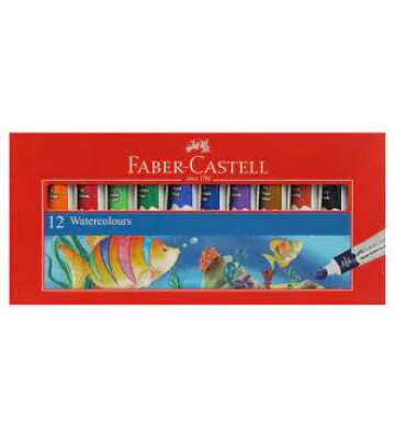 Faber-Castell Tube Watercolours 12 Shades